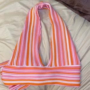 Stripped Halter Top from Beginning Boutique